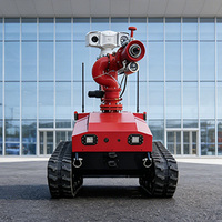 Robot Pemadam Kebakaran Crawler Robot Pemadam Api untuk Penyelamatan Darurat