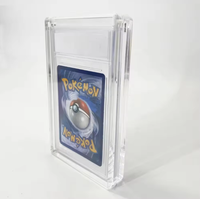 Porte-cartes transparent en cristal support de support vitrine debout acrylique de qualité supérieure carte magnétique acrylique affichage acrylique