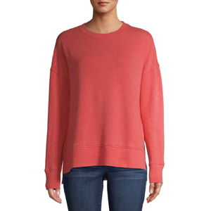 Felpa da <span class=keywords><strong>donna</strong></span> felpa girocollo Unisex in pile ricamato personalizzato felpa girocollo in cotone femminile da BD - Product Image 4