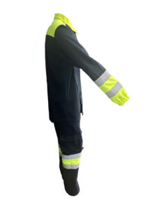 남여 공용 100% 면 난연 바지 하이 퀄리티 FR 의류 도매 가격 반사 안전 의류 - Product Image 3