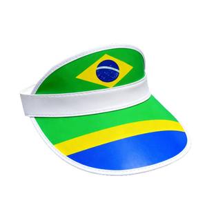 Casquette pare-soleil drapeau allemand <span class=keywords><strong>Coupe</strong></span> <span class=keywords><strong>du</strong></span> <span class=keywords><strong>monde</strong></span> de football Casquette ouverte personnalisée avec drapeau national Casquette à large bord unisexe Hiver Protection UV en PVC - Product Image 2