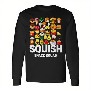 Camiseta de Manga Larga Squish Snack Squad con Diseño de Peluche de Comida, Ropa Unisex - Product Image 2
