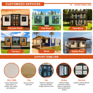 Rumah Kontainer Ekspansi 20FT Satu Kamar Tidur Rumah Eksklusif Pribadi yang Dapat Disesuaikan untuk Rumah Prefabrikasi - Product Image 6