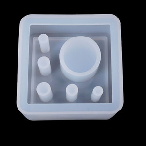 Silicone Cristal Goutte Multifonctionnel Mobile Téléphone Titulaire Porte-Stylo Stylo Pendentif Pendule Boîte De Rangement Miroir Bijoux Moules - Product Image 3