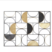 Großes Wandkunst-Set für die Heimdekoration: Kleine Runde Teller-Arrangements als Hängedekoration für das Wohnzimmer im Modernen Zeitgenössischen Design