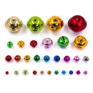 Campanas Decorativas Colgantes de Metal, Pequeñas Campanas Brillantes de Colores Vivos, Campanas de <span class=keywords><strong>Jingle</strong></span> para Manualidades Navideñas y Accesorios de Bricolaje - Product Image 1