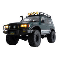 FMS FCX10 OVR Camioneta Todoterreno Toyota LC80 con Licencia Oficial, RS 1/10, Eléctrica, sin Escobillas, para Roca