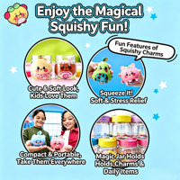 Boîte surprise transfrontalière promotionnelle Magic Shake : Jouet anti-stress souple et magique