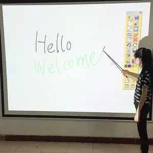 Çin'den akıllı sınıf için fabrika fiyat interaktif taşınabilir beyaz tahta eğitim kurulu oway aktif ekran 40 "ila 220"