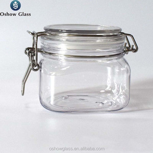 150ml 500ml <span class=keywords><strong>1000ml</strong></span> Vòng thủy tinh <span class=keywords><strong>container</strong></span> kilner kín lọ thủy tinh đặt Clip Top lọ với con dấu khóa Bìa - Product Image 5