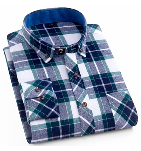 OEM/ODM Camisas Para Hombres Chemise à capuche pour <span class=keywords><strong>homme</strong></span> à <span class=keywords><strong>carreaux</strong></span> manches longues Flanelle lourde Chemise décontractée pour <span class=keywords><strong>homme</strong></span> - Product Image 5