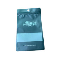 Pochette debout en composite mat noir PET/CPP, fabriquée en matériau composite résistant à l'humidité