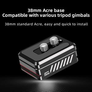 Mini Trípode de 38 mm con Base de Carga Rápida y Placa de Liberación Rápida <span class=keywords><strong>para</strong></span> Cámara, Accesorios <span class=keywords><strong>para</strong></span> Cámara - Product Image 5