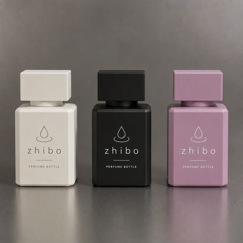 Luxury Rectangle Glass Perfume Bottle with Square Cap OEM ODM Custom ...