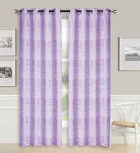 Panel de cortina de ventana con ojal estilo <span class=keywords><strong>Cora</strong></span>, decoración del hogar Premium de poliéster 100% para uso en hoteles, marcos elegantes - Product Image 6