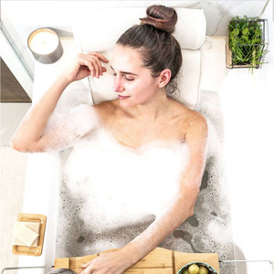 Oreiller de massage pour spa, appui-tête pour <span class=keywords><strong>baignoire</strong></span>, <span class=keywords><strong>coussin</strong></span> de bain avec ventouses, accessoires pour jacuzzi, coussins pour le dos et la tête - Product Image 5