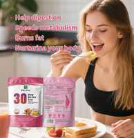 Thé Détox Minceur 30 Jours 30 Sachets 90g Saveur Pêche Produits de Perte de Poids Thé Minceur En Stock Vente en Gros Faible MOQ