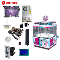 Überraschungs-Münzprüfer mit LED-Beleuchtung und 110/220V Stromversorgung für Arcade-Geschäftsfenster, Puppenfänger und Greifautomaten