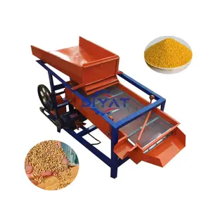 hot sale grain linear vibrating screening machine cocoa bean sorting machine sunflower seed sieving machine