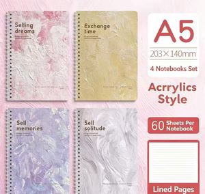 Cuaderno Espiral con Diseño de Agua Azul y Cubierta Impresa para Material Escolar Personalizado y Suministros Promocionales al por Mayor - Product Image 4