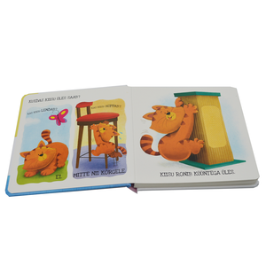 Cheap custom hardcover comic book board for children touch and feel story book for kids - Product Image 4