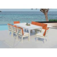 Ensemble de chaises de table de style moderne et durable pour salle à manger, cour, parc, hôtel, école, chambre à coucher, meubles confortables pour entrepôt