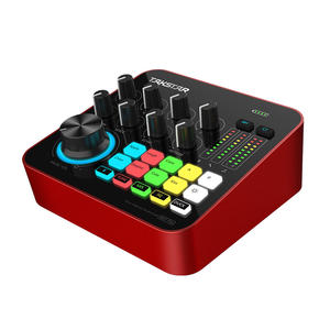 Para Takstar MX1 PRO K1 Mezclador de audio profesional Webcast Equipo de DJ con LED Voz inversa para computadora de teléfono móvil para <span class=keywords><strong>Singin</strong></span> - Product Image 2