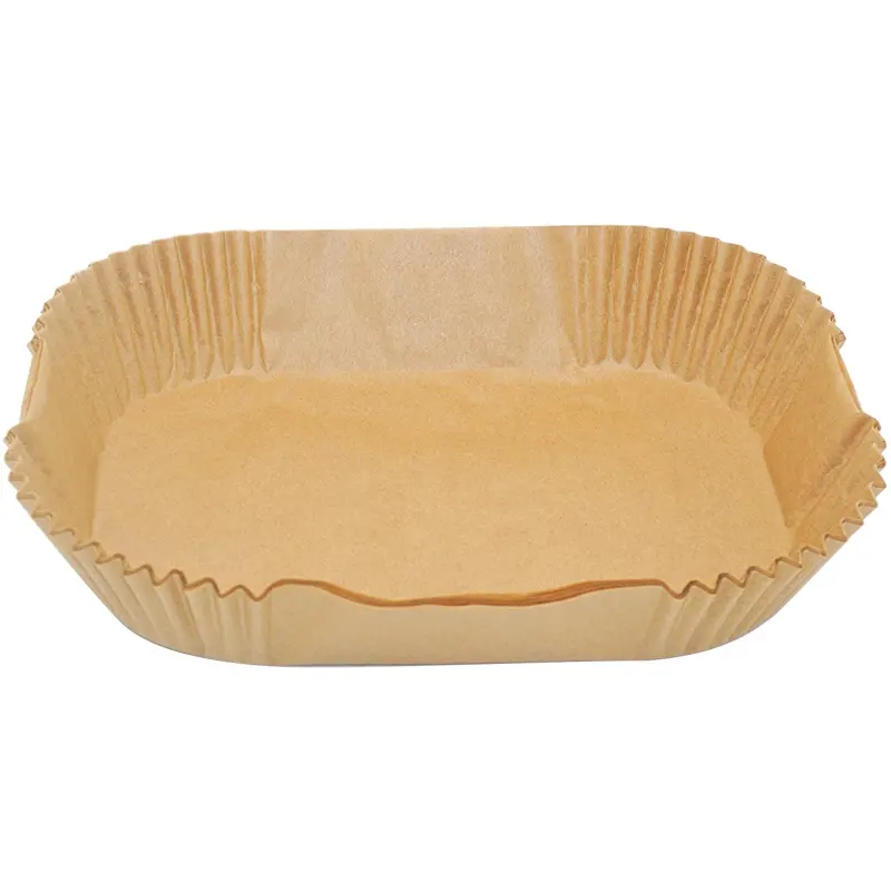 fryers air cooking paper silicone liners Custom Food Grade baking parchment paper 2S 100 pcs Air Fryer Disposable Paper Liner