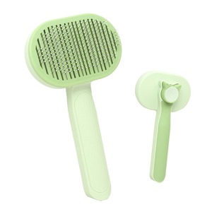 Peigne autonettoyant pour animaux de compagnie, peigne à cheveux flottants à une touche, peigne de massage pour animaux, peigne à aiguilles pour le nettoyage des poils de chat, peigne pour chien - Product Image 6