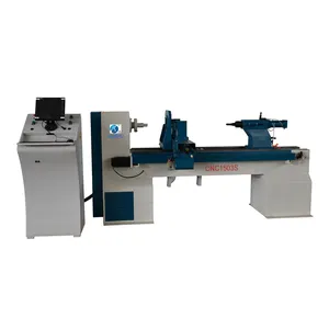 Torno CNC para madeira CNC1503SA de alimentação automática para carpintaria