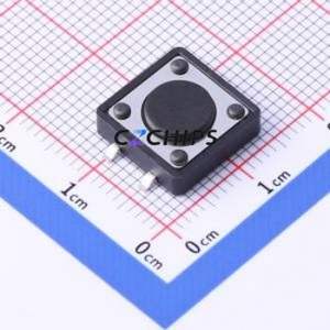 TSF002B04318A Tactile Switch SMD-4P,12x12mm Switch Round Button 1.8N Vertical Mount 12mm - Product Image 1