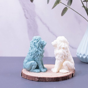 Early Riser Lion forme <span class=keywords><strong>bougie</strong></span> savon aromathérapie animal plâtre silicone moule résine moule - Product Image 2