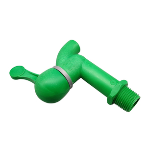 Robinet en plastique avec cartouche céramique 1/2" vert PP pour lavabo de salle de bain, robinet ABS - Product Image 6