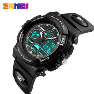 Montres pour enfants <span class=keywords><strong>SKMEI</strong></span> <span class=keywords><strong>1163</strong></span>, montres numériques à quartz LED de sport et de mode pour filles et garçons, montre-bracelet de dessin animé - Product Image 3