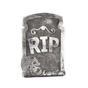 Juego de lápidas de espuma de Halloween ecológicas, lápida de calavera en forma de calabaza para casa embrujada, Bar, decoraciones de fiesta de terror - Product Image 1