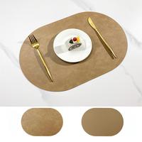 Sets de table et décorations en cuir PVC écologique classique de qualité supérieure pour mariage, tissu de luxe résistant à la chaleur avec impression personnalisée