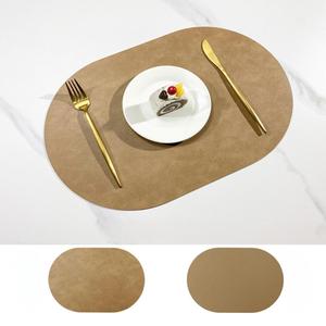 Premium Classic Eco-Friendly PVC Leather <strong>Table</strong> Mats &amp; Decorations for Wedding Heatproof Luxury <strong>Cloth</strong> with Custom Print - Product Image 2