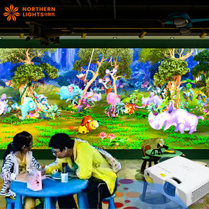 AR trò chơi máy chiếu tương tác ma thuật vẽ tranh tương tác chiếu tường trong nhà/ngoài trời trẻ em sân bay khoa học giáo dục - Product Image 5