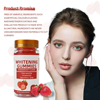 Gummies blanchissantes JH Factory, multiples vitamines, blanchiment de la peau, peau hydratée et jeune, complément de collagène pour la peau, les cheveux et les ongles