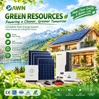 Système solaire hybride Deye 12 kW 15 kW 20 kW 30 kW triphasé, kit complet, système de stockage d'énergie domestique, système photovoltaïque