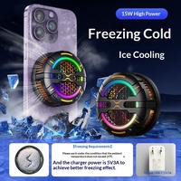 Refroidisseur magnétique pour téléphone à refroidissement par glace, réfrigération semi-conductrice pour le gaming, le streaming en direct, dispositif de refroidissement pour tablette, design léger