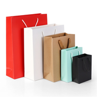 Bolsas de Papel Kraft para Regalos de Boda, Personalizadas con su Logotipo, Bolsas de Compras Blancas de Cartulina, Se Aceptan Diseños OEM y ODM