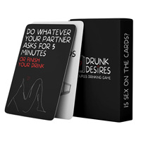 Jeu de cartes pour adultes Poker Drunk Desire pour couple, jeu sexuel