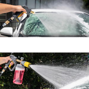 ปืนฉีดน้ำแรงดันสูงพร้อมหัวฉีดโฟม - ด้ามจับสั้นสำหรับเครื่องฉีดน้ำแรงดันสูงแบบไฟฟ้า, เครื่องพ่นโฟมเหมาะสำหรับล้าง<span class=keywords><strong>รถ</strong></span> - Product Image 4