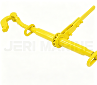 Tendeur de chaîne à cliquet avec crochets autobloquants, tendeur de chaîne forgé portable de 1-3/8 pouces