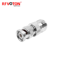 Adaptateur coaxial RF en laiton, prise femelle N vers fiche mâle BNC, directement de l'usine, en cuivre