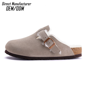 Sandales orthopédiques unisexes pour Birkenstocks et sabots Boston, qualité allemande, doublure en laine, semelle intérieure en liège, antidérapantes, logo personnalisé OEM - Product Image 3