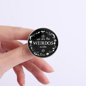 เราคือ weirdos Mister Enel Punk Mister เข็มกลัดสัญลักษณ์รูปหัวกะโหลกแนวพังก์ลึกลับสำหรับเป็นของขวัญ - Product Image 4