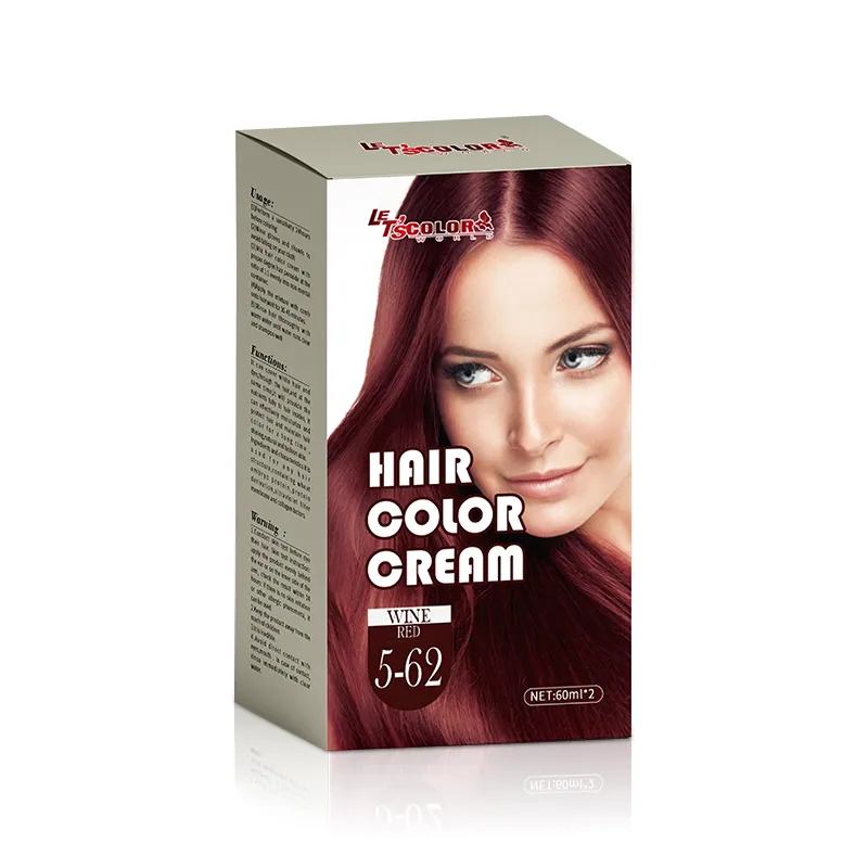 Organic mahogany hair dyes and hair color coloring water based