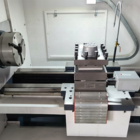 Mesin Bubut CNC Horizontal Flat Bed Otomatis Berkualitas Tinggi CK6150 Single Spindle Medium Duty HIPOW